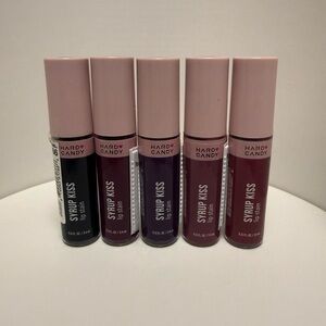 Bundle of 5 Hard Candy Syrup Kiss Long Wear Lip Tints.